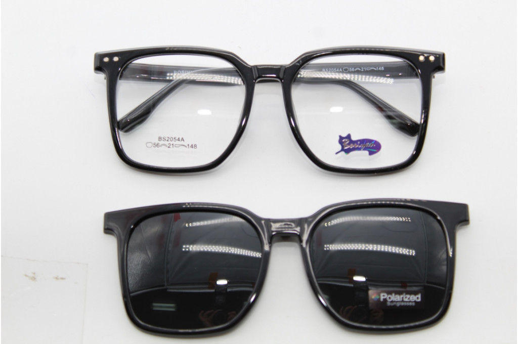 Оправа Bosiyan 2054 56-21-148 C1 с насадкой Polarized