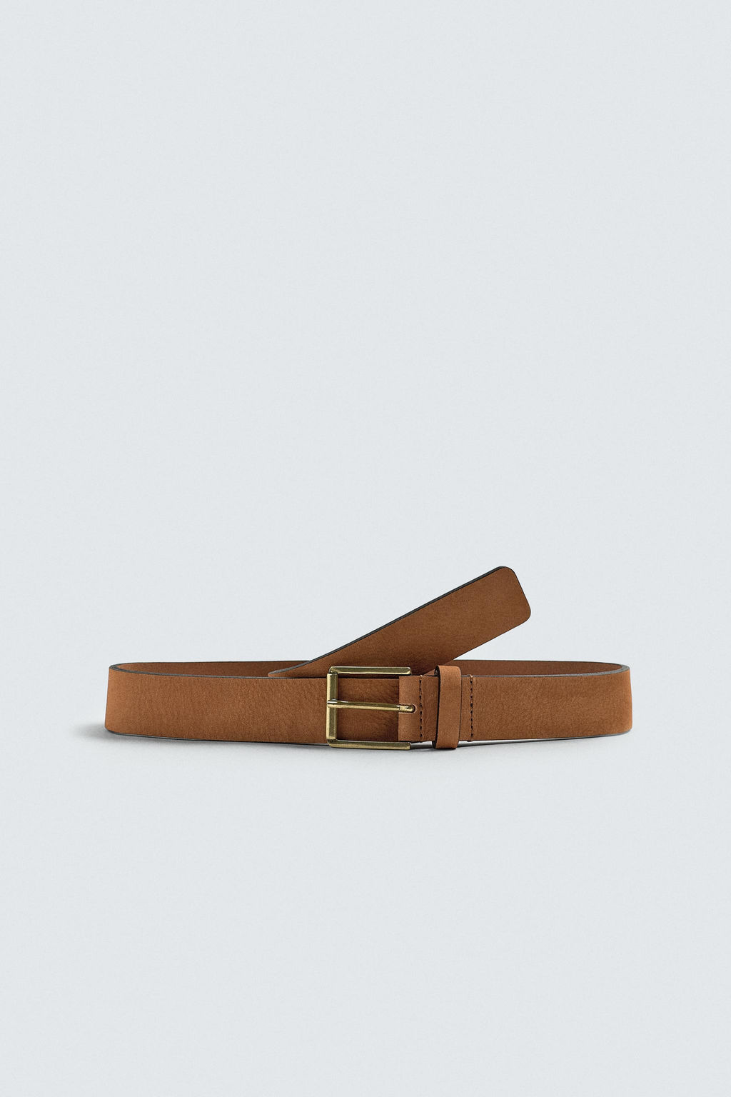 LIMITED EDITION EMBOSSED LEATHER BELT - Zara фото 7