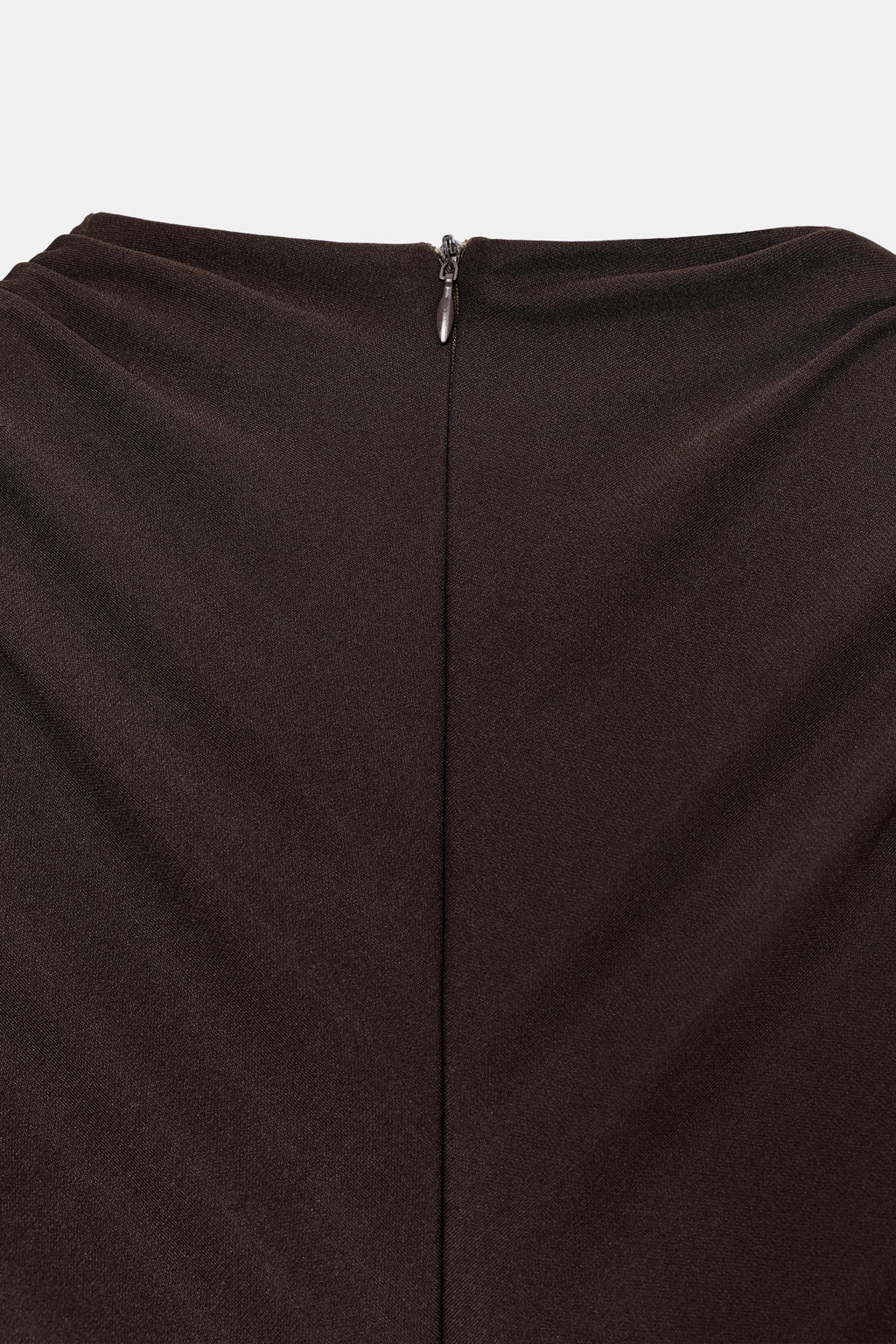 DRAPED MIDI DRESS - Zara фото 8