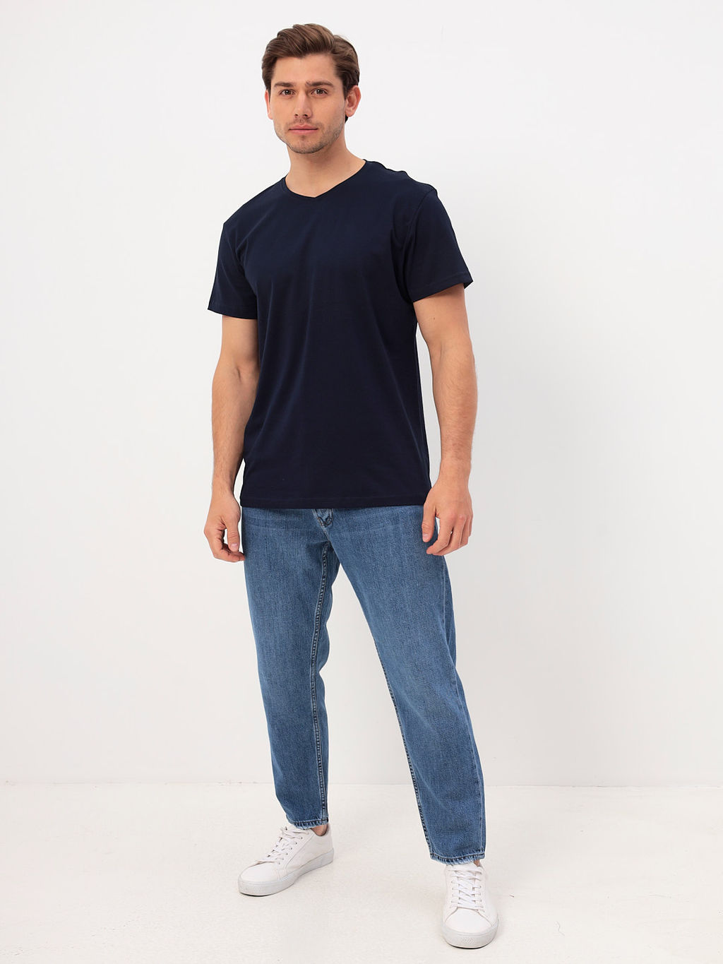 Футболка мужская короткий рукав GREG G146-KO-SA-S5106 (т.синий)  фото 3