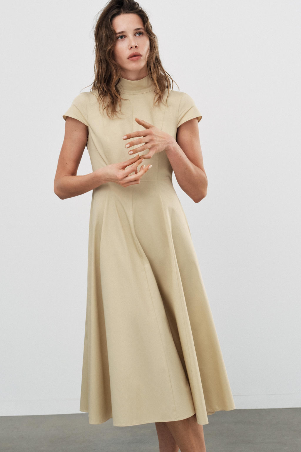 TRENCH COAT MIDI DRESS - Zara фото 3