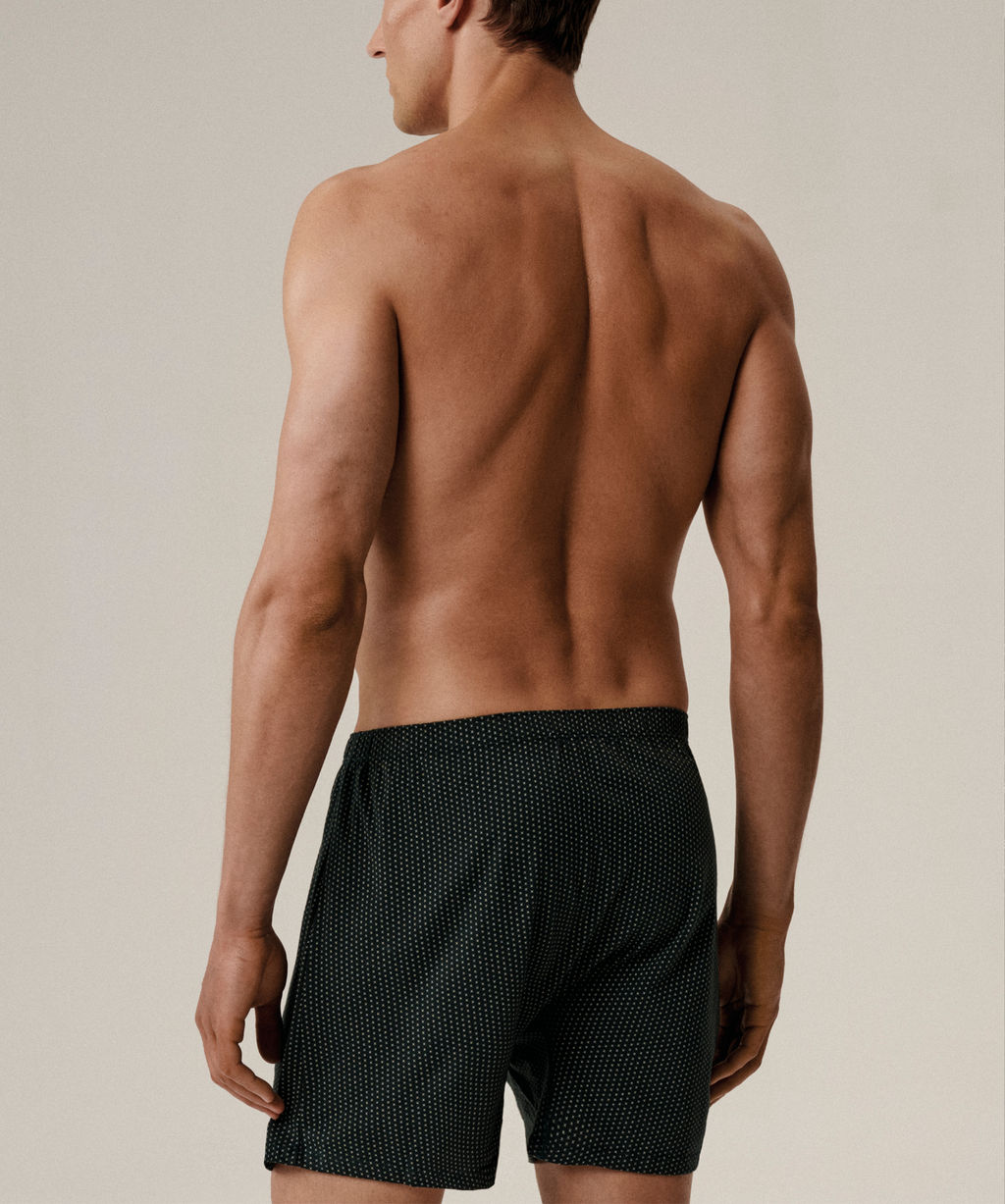 ATLANTIC 2MBX-079 Трусы боксеры Small Print - набор 2 шт. баклажан + изумрудный фото 3