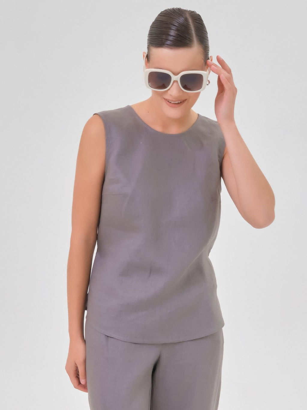 Блузка льняная - Stilla фото 8