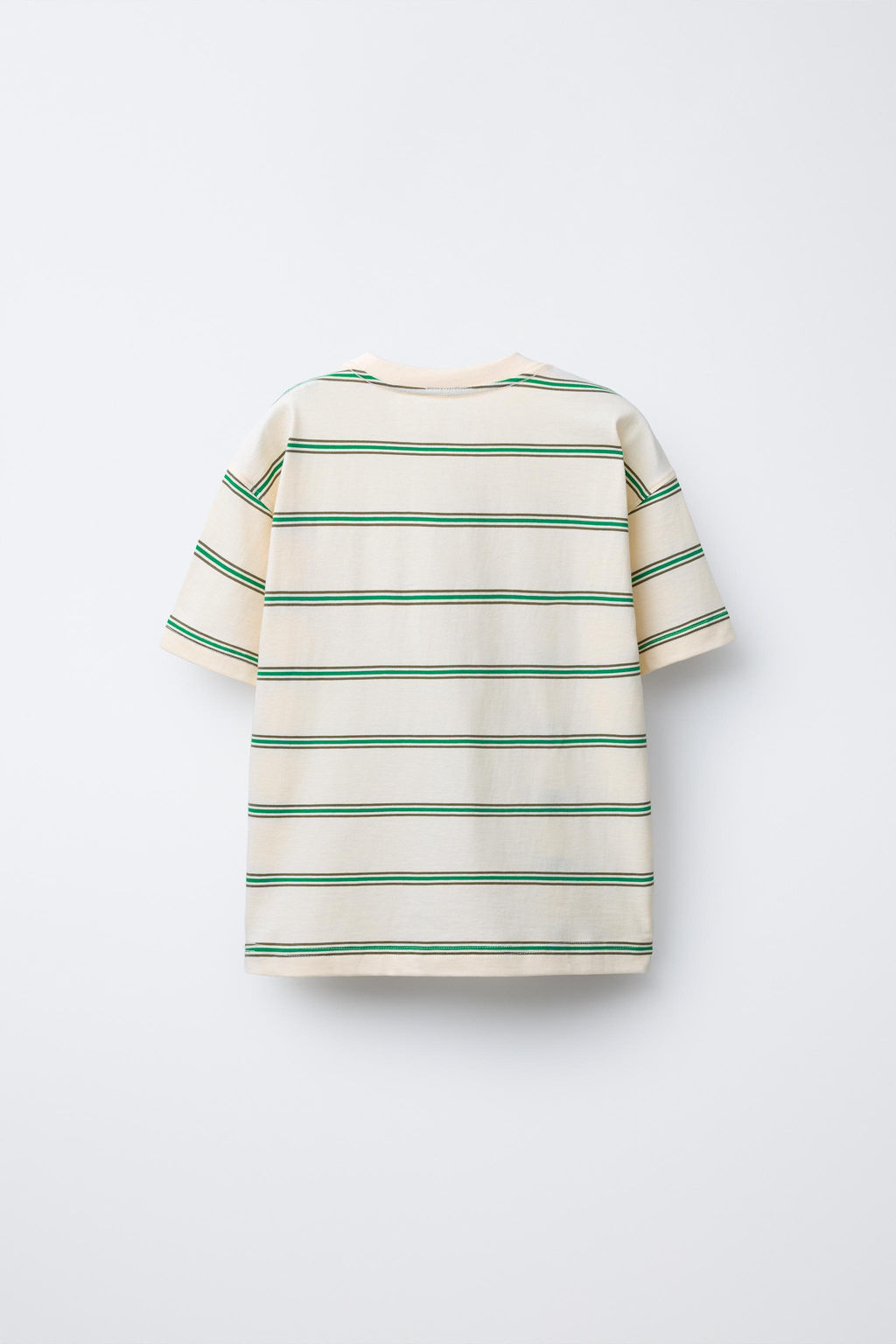 STRIPED PATCH T-SHIRT - Zara фото 2
