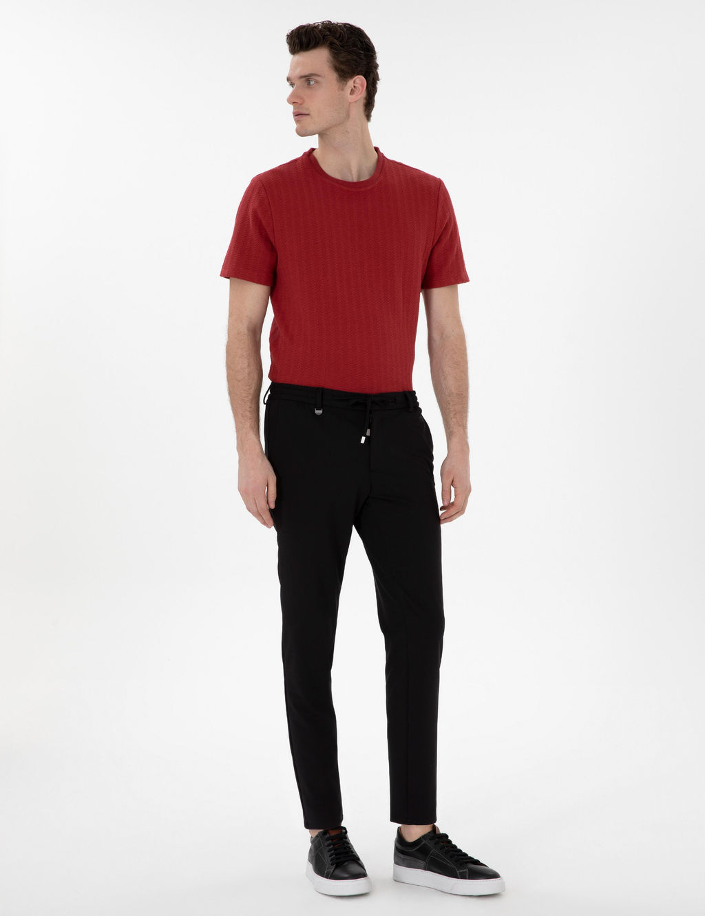 Siyah Klasik Jogger Pantolon - Pierre cardin фото 3
