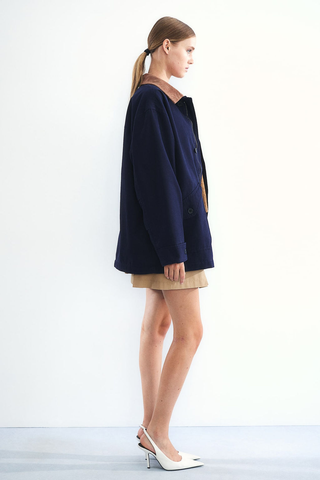 Chaqueta oversize de lona - H&m фото 4