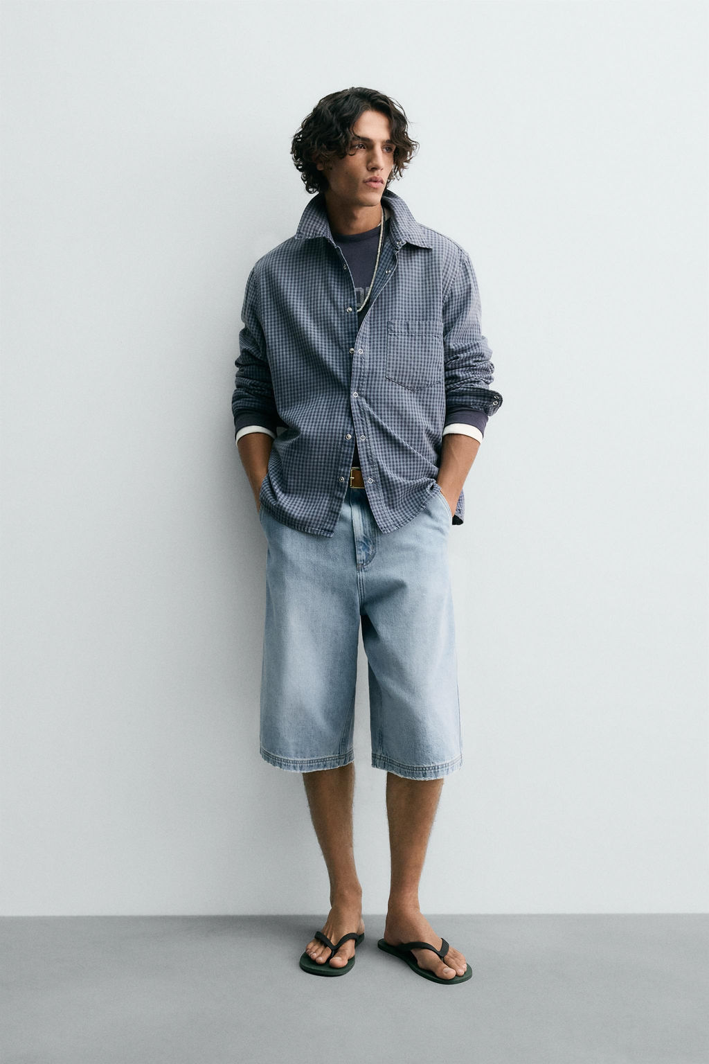 LIMITED EDITION RELAXED FIT DENIM BERMUDA SHORTS