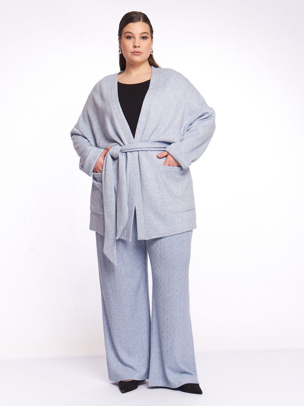 Кардиган вязаный KA07008MEL13