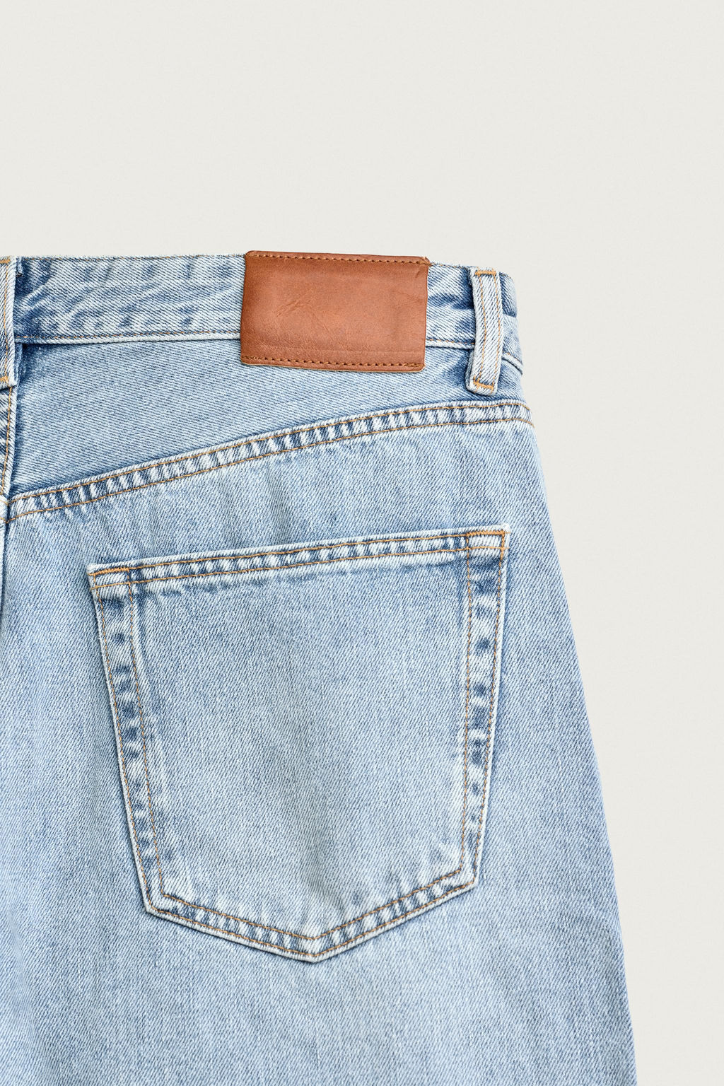 JEANS LOOSE CROPPED FIT / Azul medio - Zara фото 8