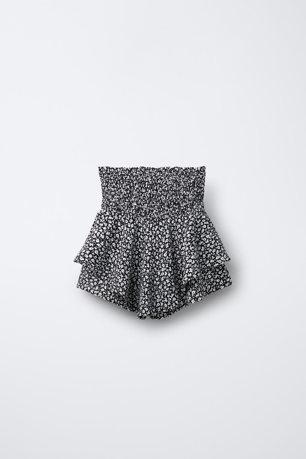 FLORAL LAYERED BERMUDA SKORT - Zara фото 2