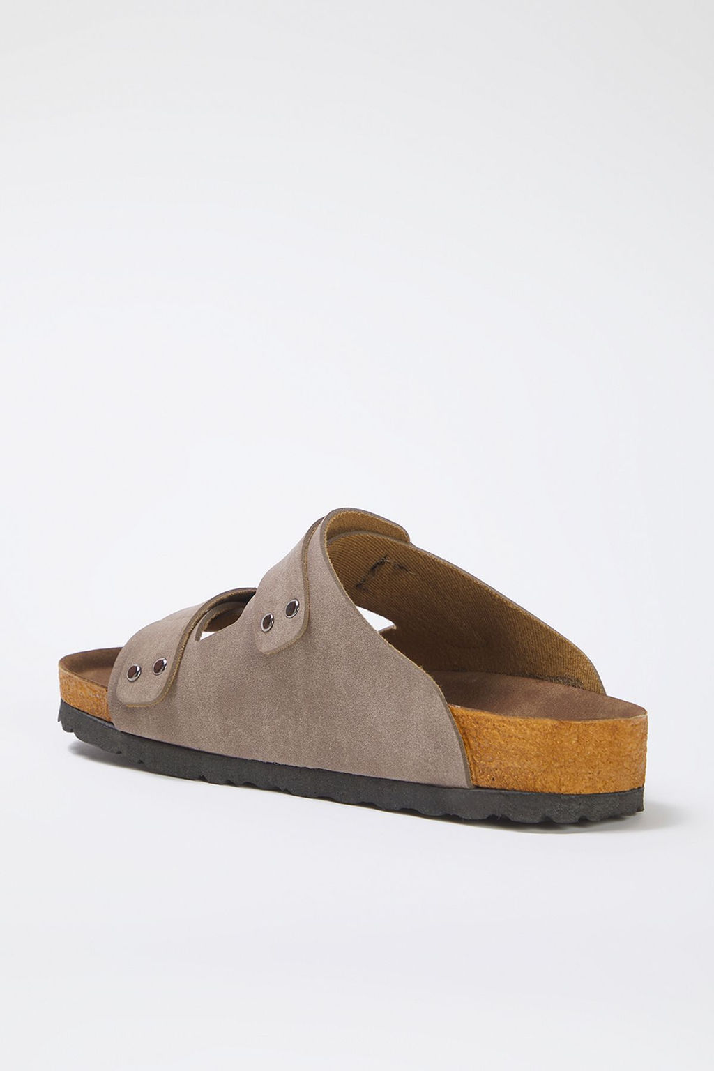 Trendyol Shoes Vizon Cift C?rt Bantl? Duz Kad?n Terlik TAKSS25TE00002 - Trendyolmilla фото 12