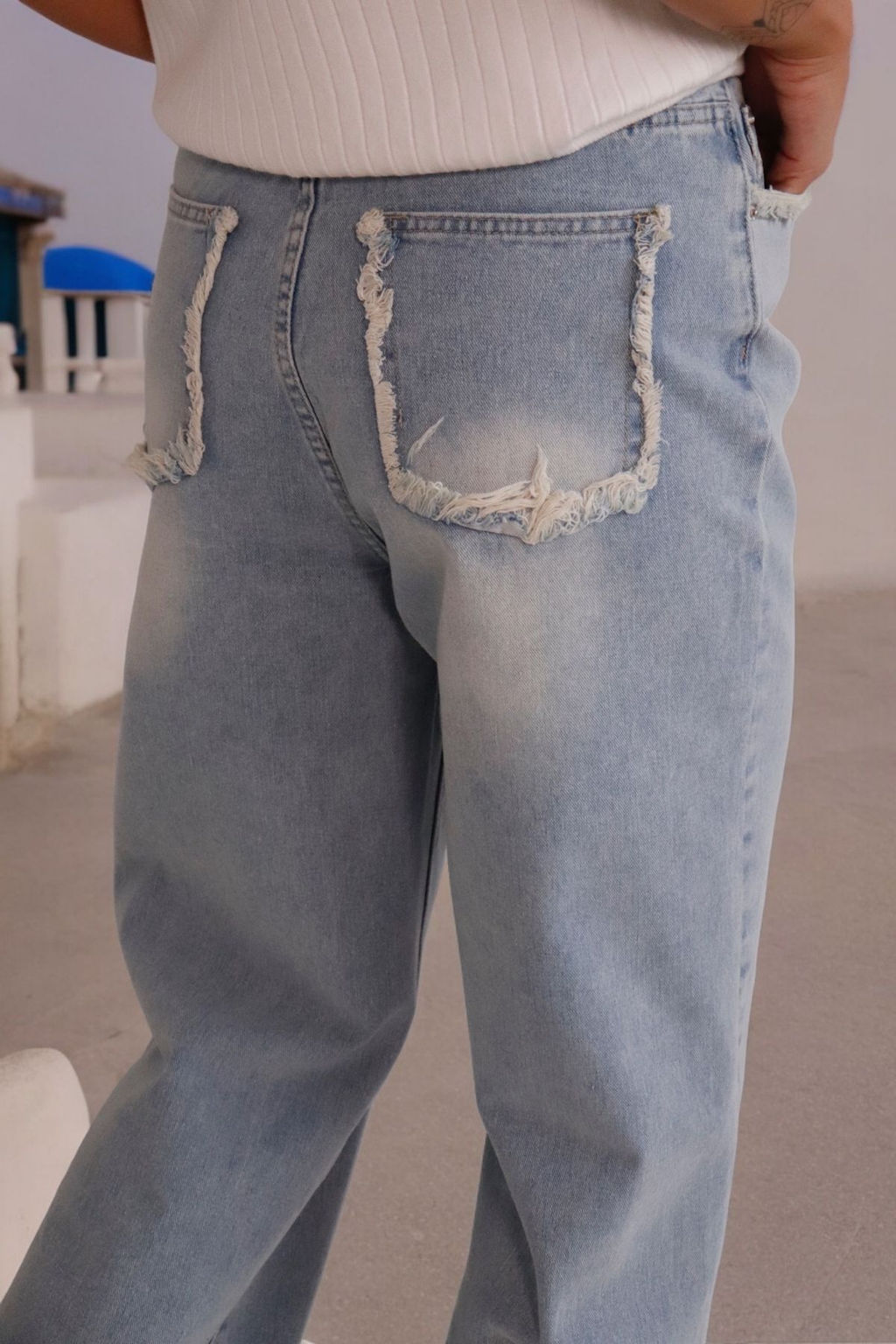 12850 Джинсы светло-голубые - Martichelli фото 4