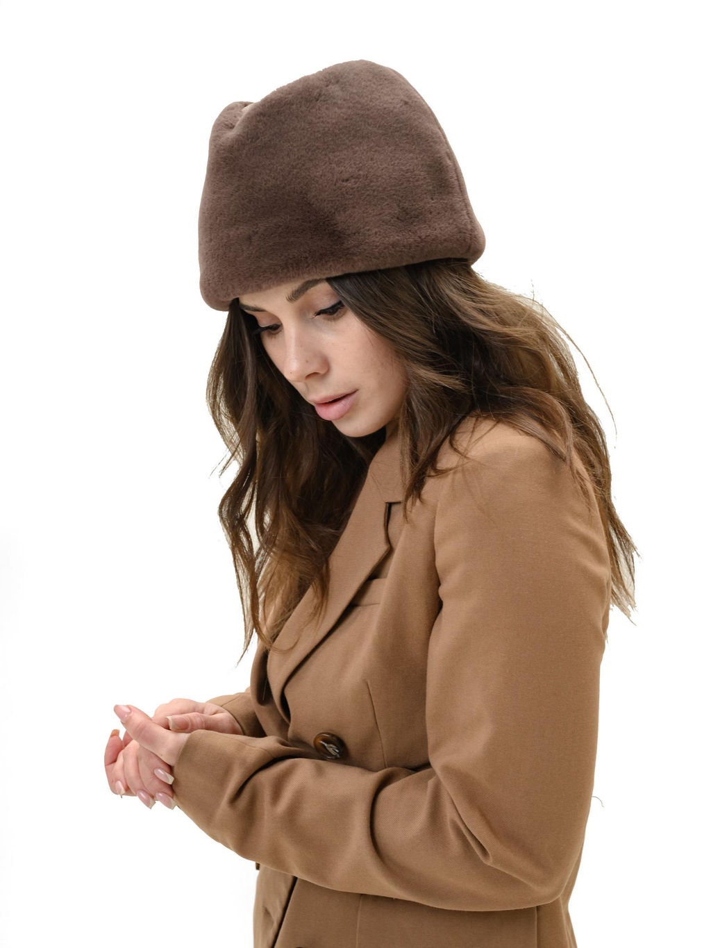 П26-23 Пилотка мех какао