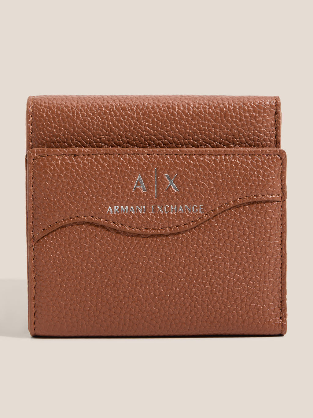 Женское портмоне ARMANI EXCHANGE WAVE Артикул 4363259, светло-коричневый
