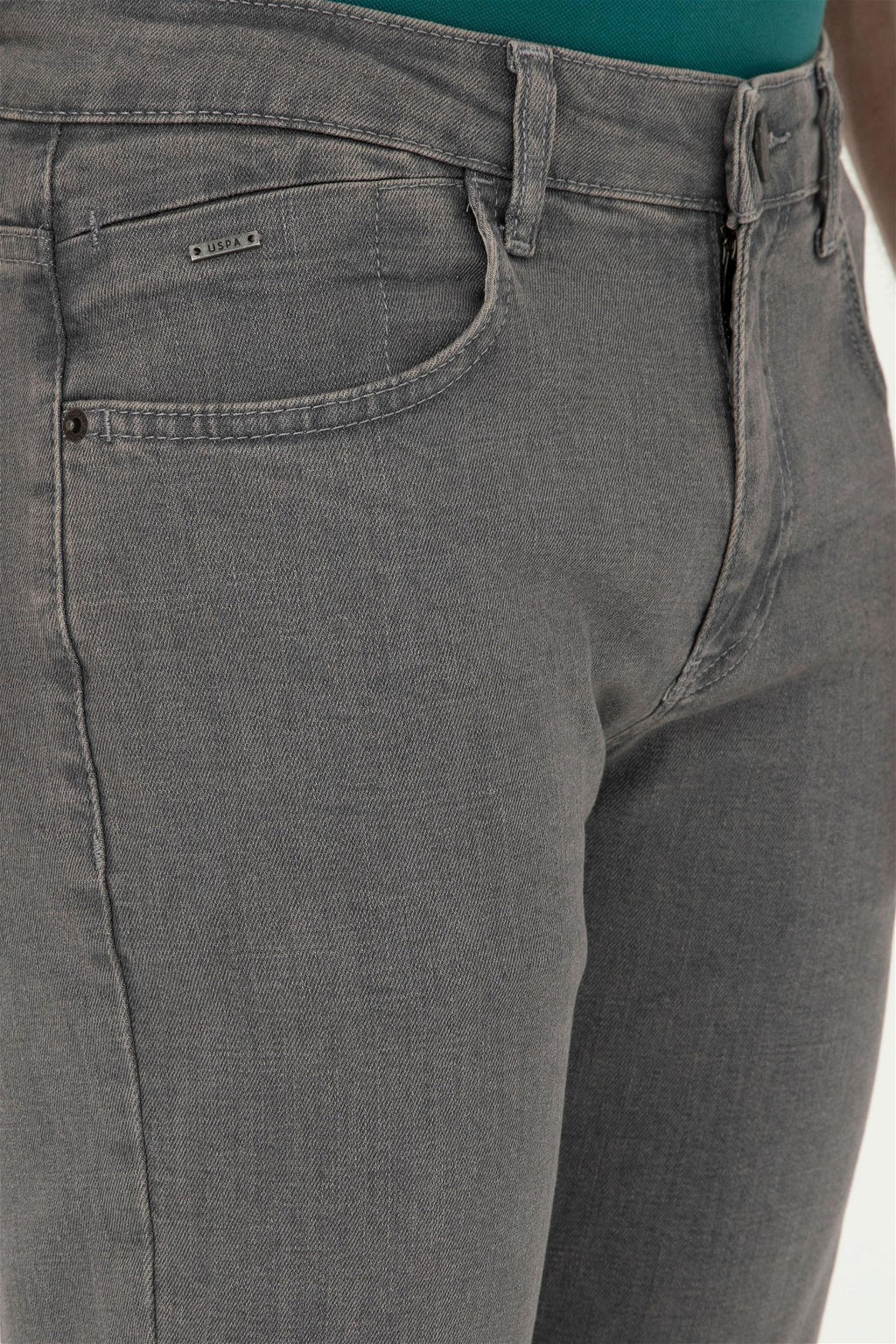 U. S. Polo Assn / Мужские серые джинсовые брюки - U.s. polo assn фото 5