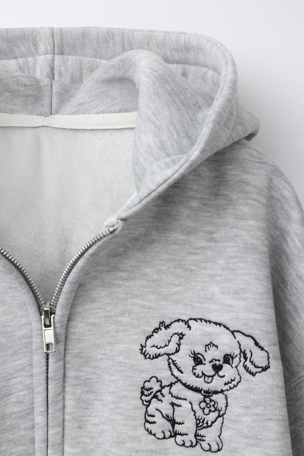 EMBROIDERED DOG HOODIE - Zara фото 3