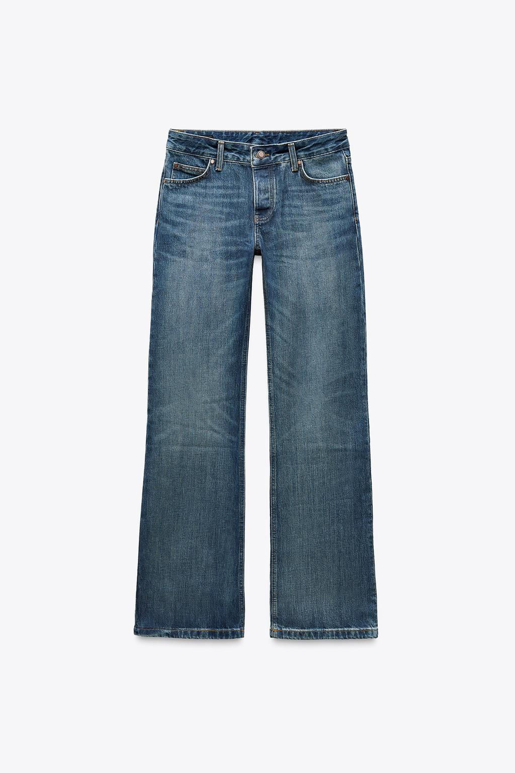 ZW COLLECTION BOOTCUT FULL LENGTH LOW RISE JEANS - Zara фото 9