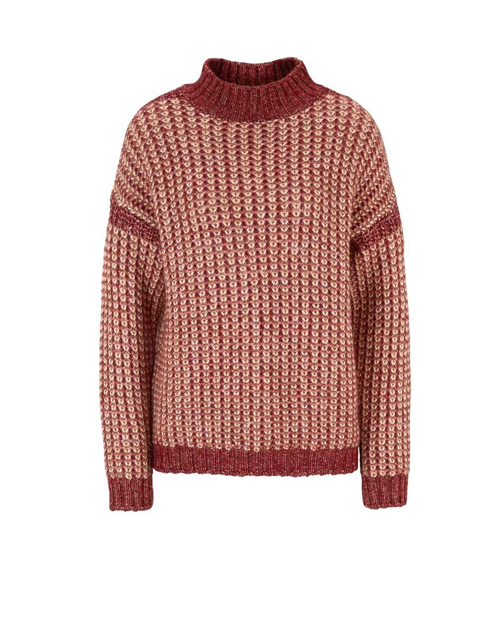 Пуловер, вишневый - Linea tesini фото 2