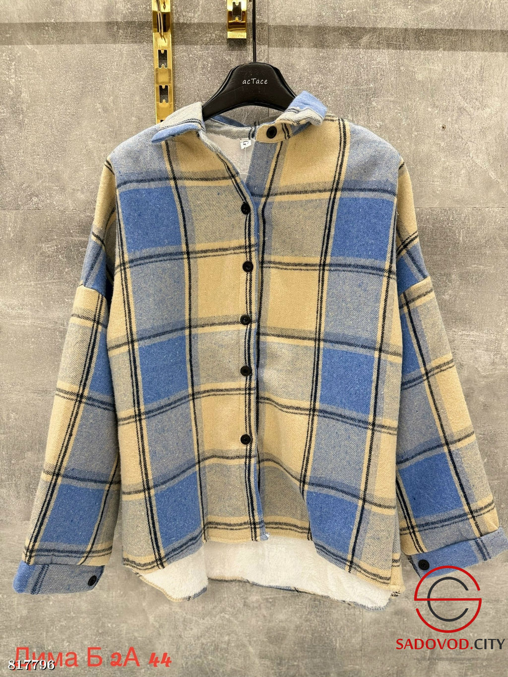 Рубашка женская с мехом внутри - Bruno фото 2