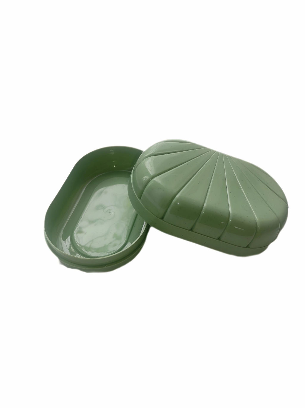 Мыльница дорожная (зеленый мрамор)