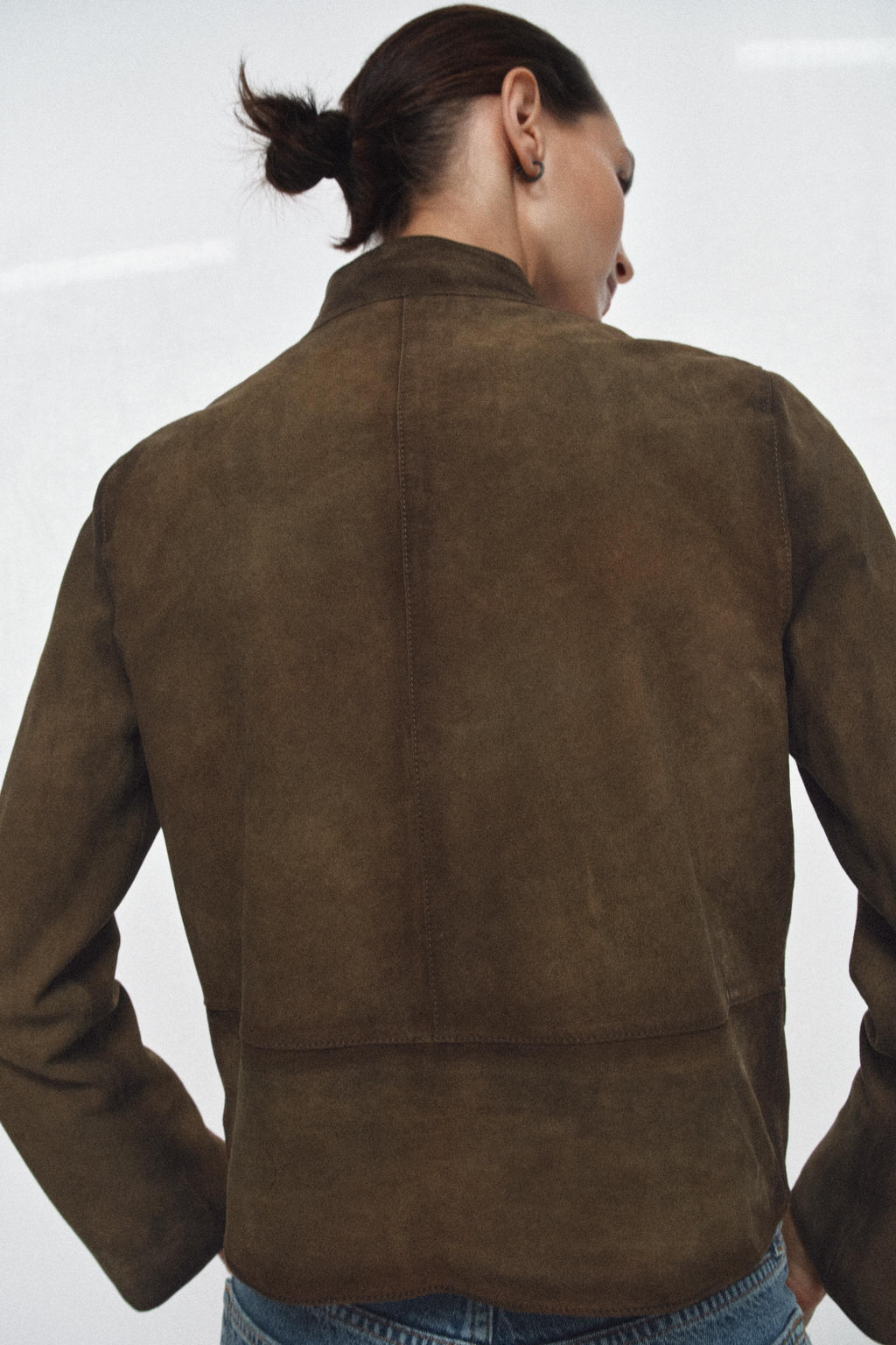 100% LEATHER JACKET ZW COLLECTION LIMITED EDITION - Zara фото 10