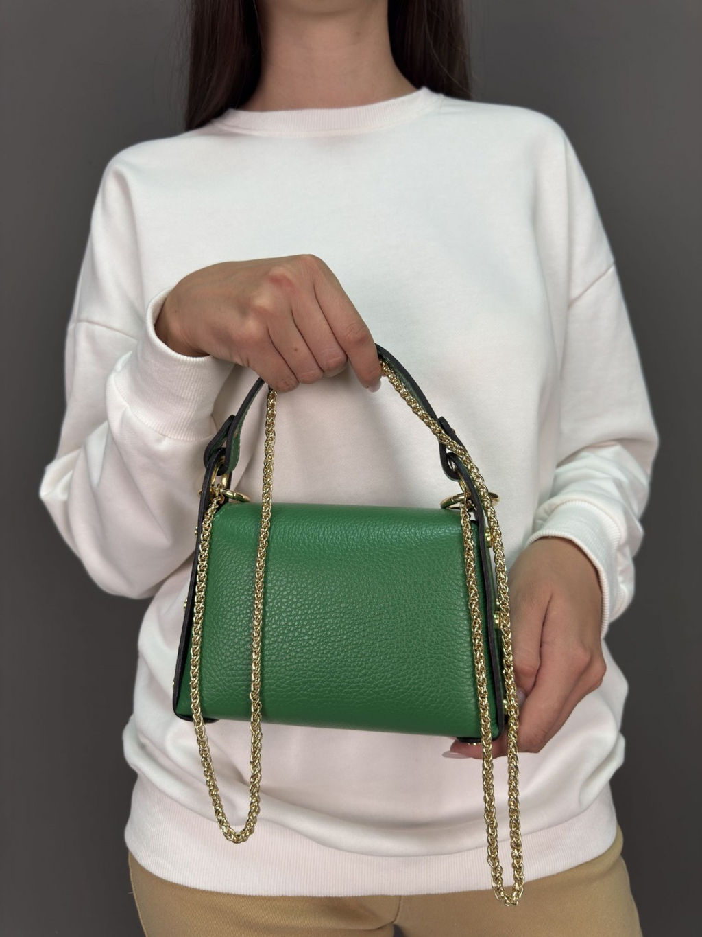 Сумка женская из телячьей кожи