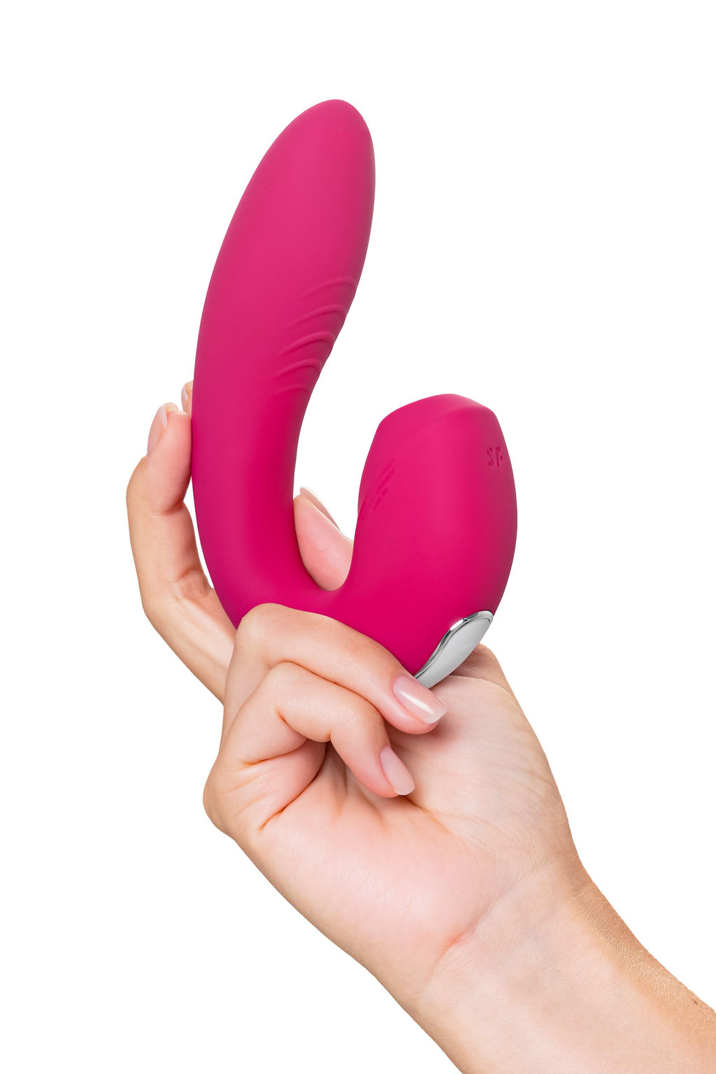 Вибратор Satisfyer Sunray, с вакуум-волновым стимулятором, силикон, розовый, 15 см  фото 7