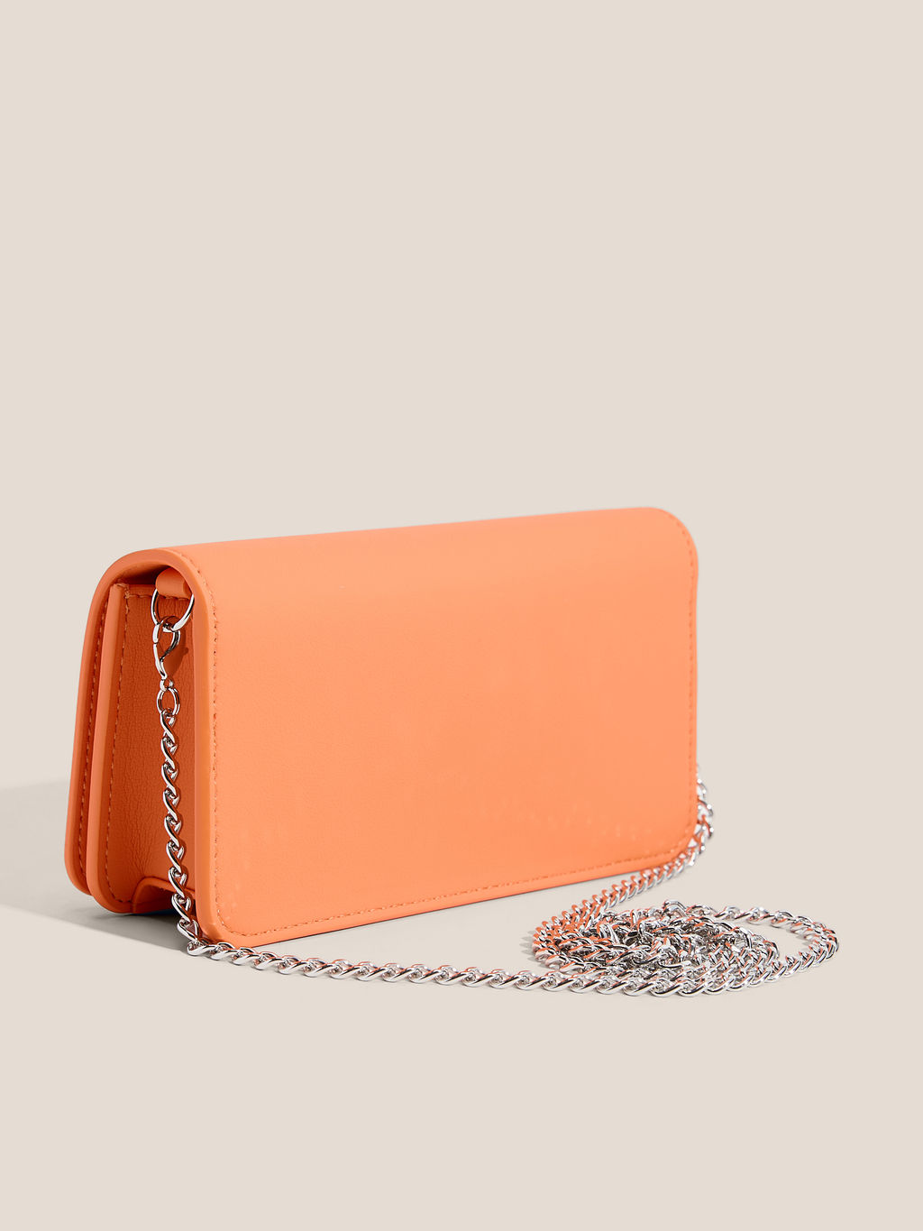 Клатч LOVE MOSCHINO PRISM SLG Артикул 4463808, оранжевый  фото 3