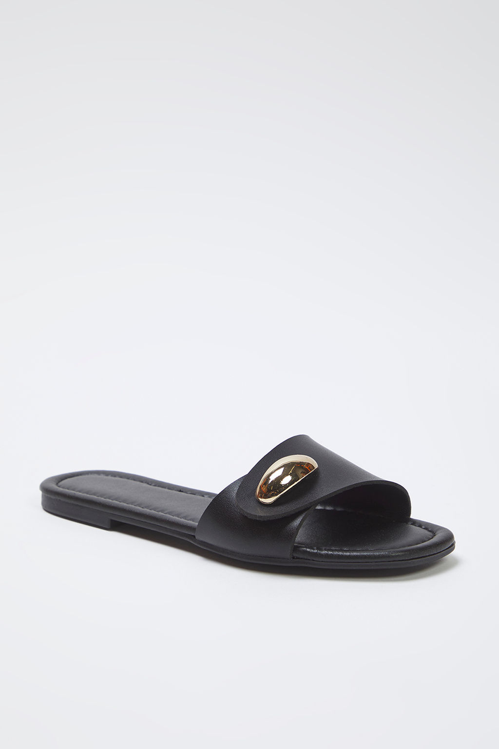 Trendyolmilla Shoes Siyah Metal Suslemeli Kad?n S?k Terlik TAKSS25TE00041  фото 7