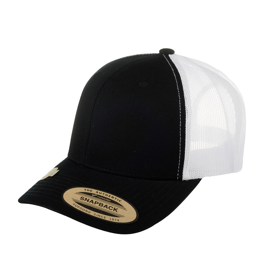 Бейсболка FLEXFIT арт. 6606RT (черный / белый)