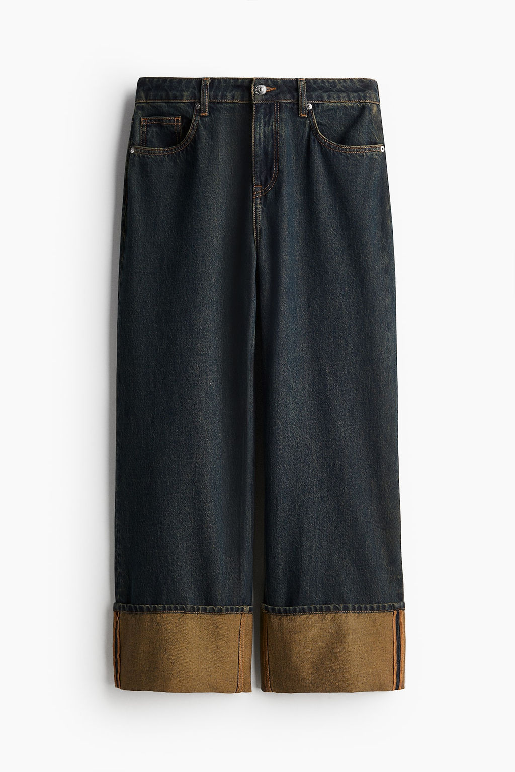 Baggy Wide Low Jeans - H&m фото 5