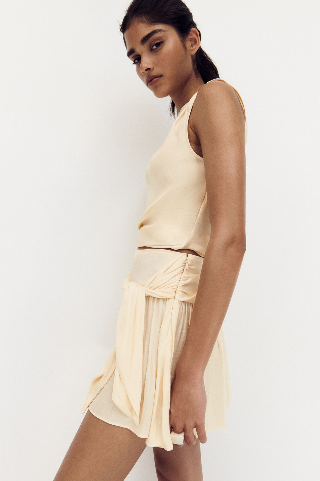 Falda acampanada con lazada - H&m фото 3