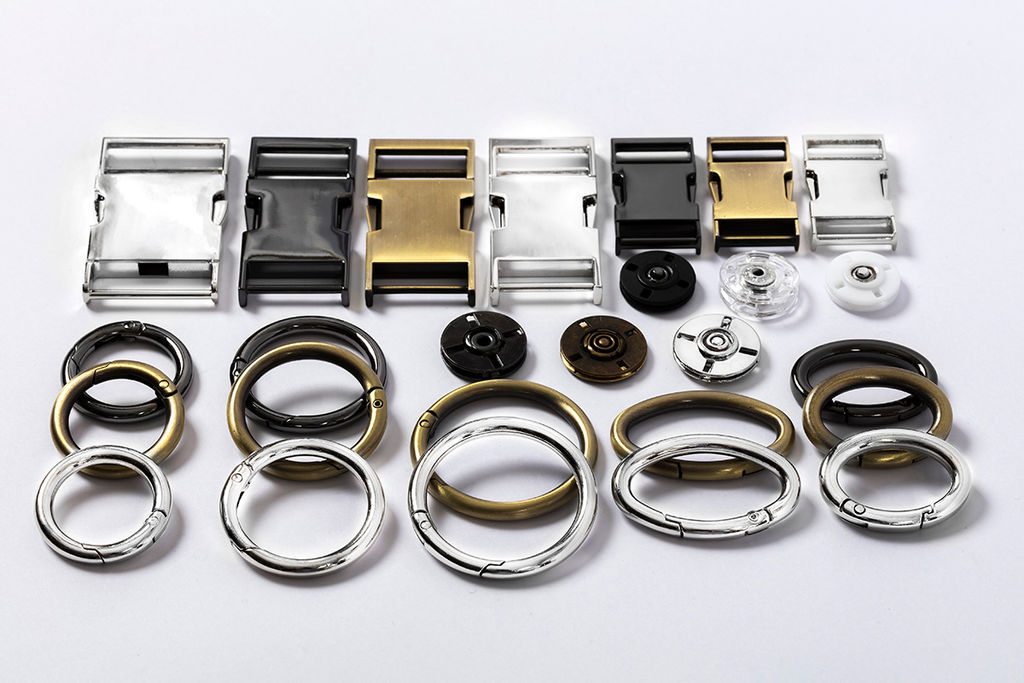 Фурнитура сумочная металл Gamma GH-329 Карабин овал 29х37 мм 10 шт. №01 под никель