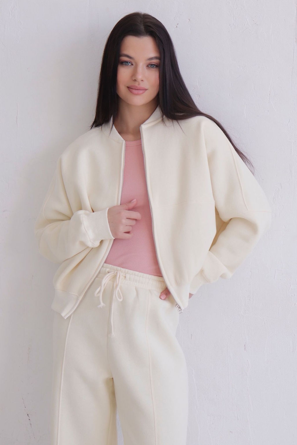 12347 Трикотажный костюм молочный - Martichelli фото 6