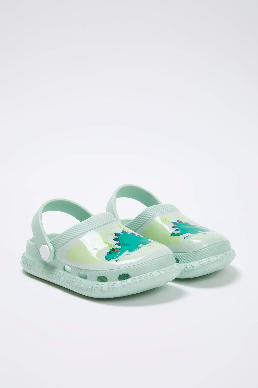 Soft Mint Onu Kapal? Is?kl? Timsah Figuru Detayl? Erkek Cocuk Kids Sandalet Terlik TAKSS25TE00054 - Trendyolmilla фото 4