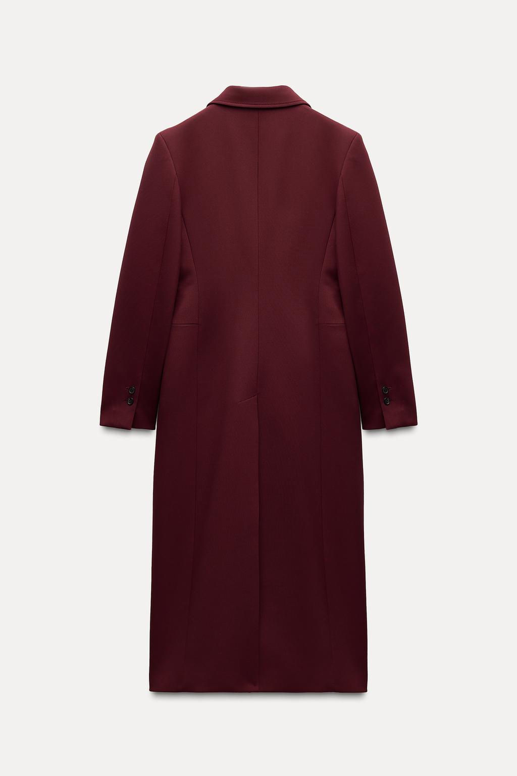 ZW COLLECTION TAILORED LONG COAT - Zara фото 6