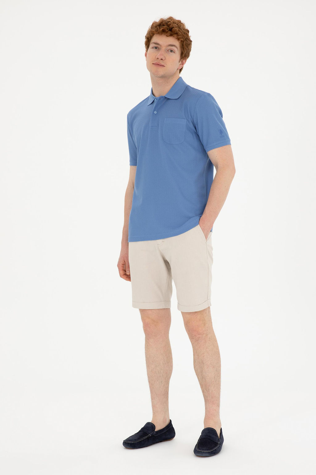 Мужская темно-синяя футболка Неожиданная скидка в корзине - U.s. polo assn фото 11