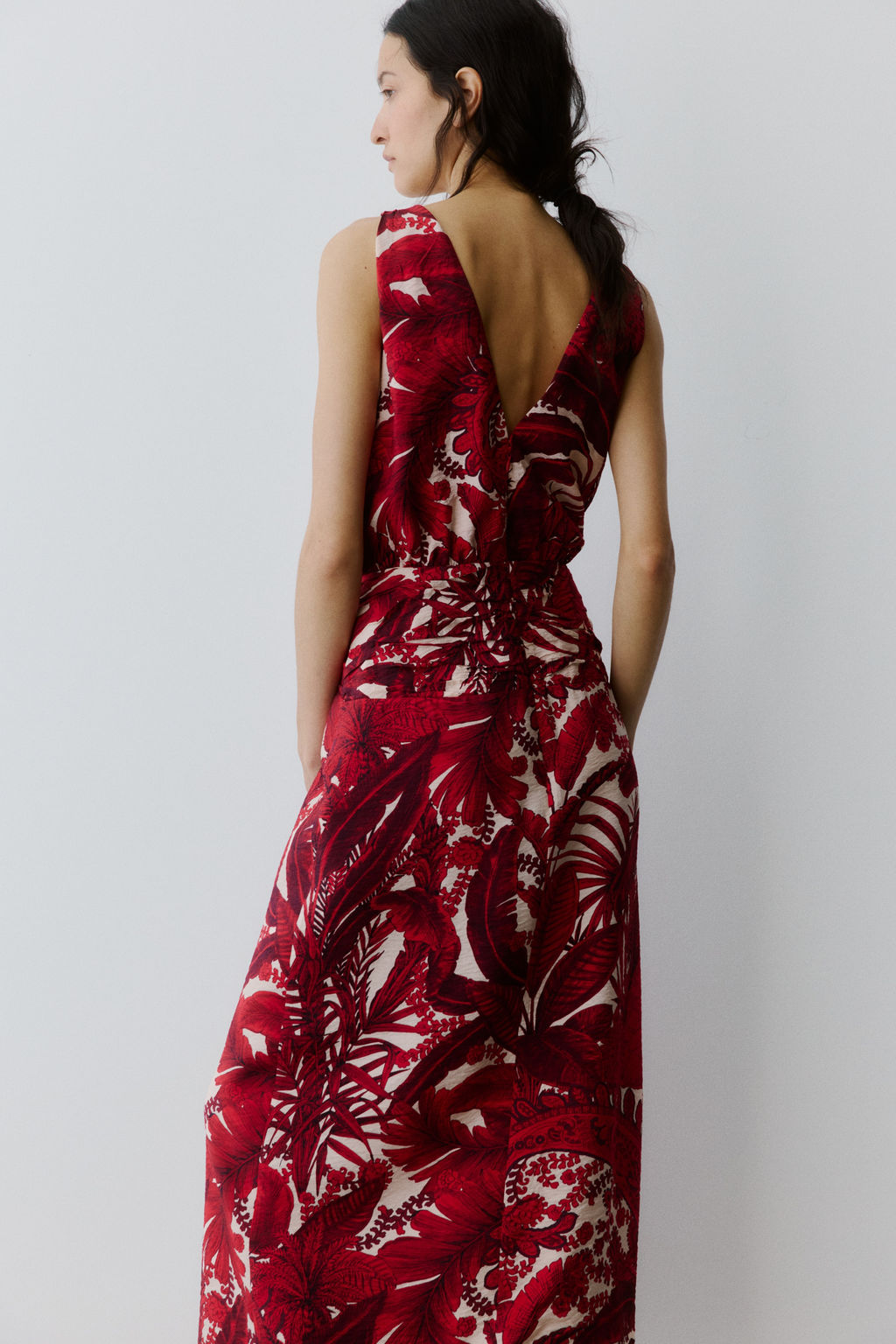 Vestido midi con escote en V - H&m фото 4