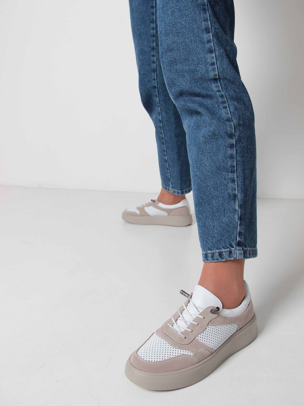 Кеды 149.LusiR2la. Белый бежевый