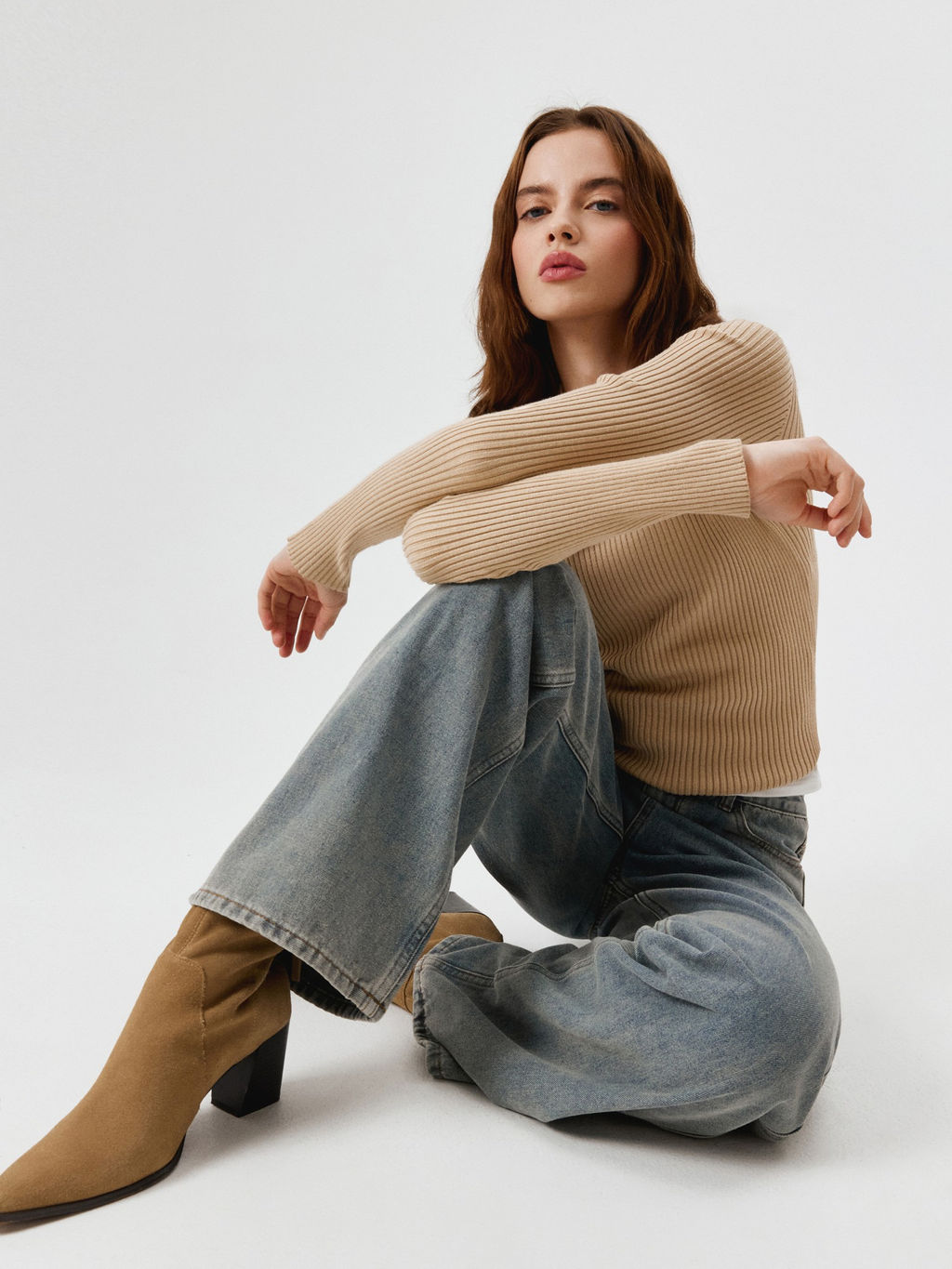 Concept Club / Брюки джинсовые жен. Salto_straight серо-синий  фото 3