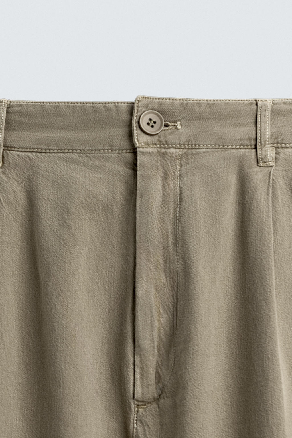 LOOSE-FITTING COTTON/LINEN TROUSERS - Zara фото 8