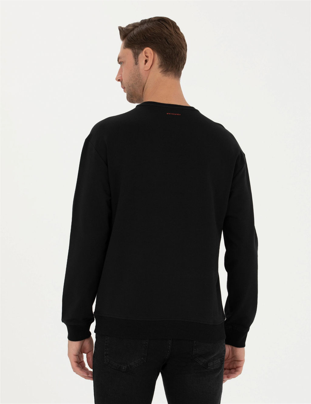 Siyah Regular Fit Sweatshirt - Pierre cardin фото 5
