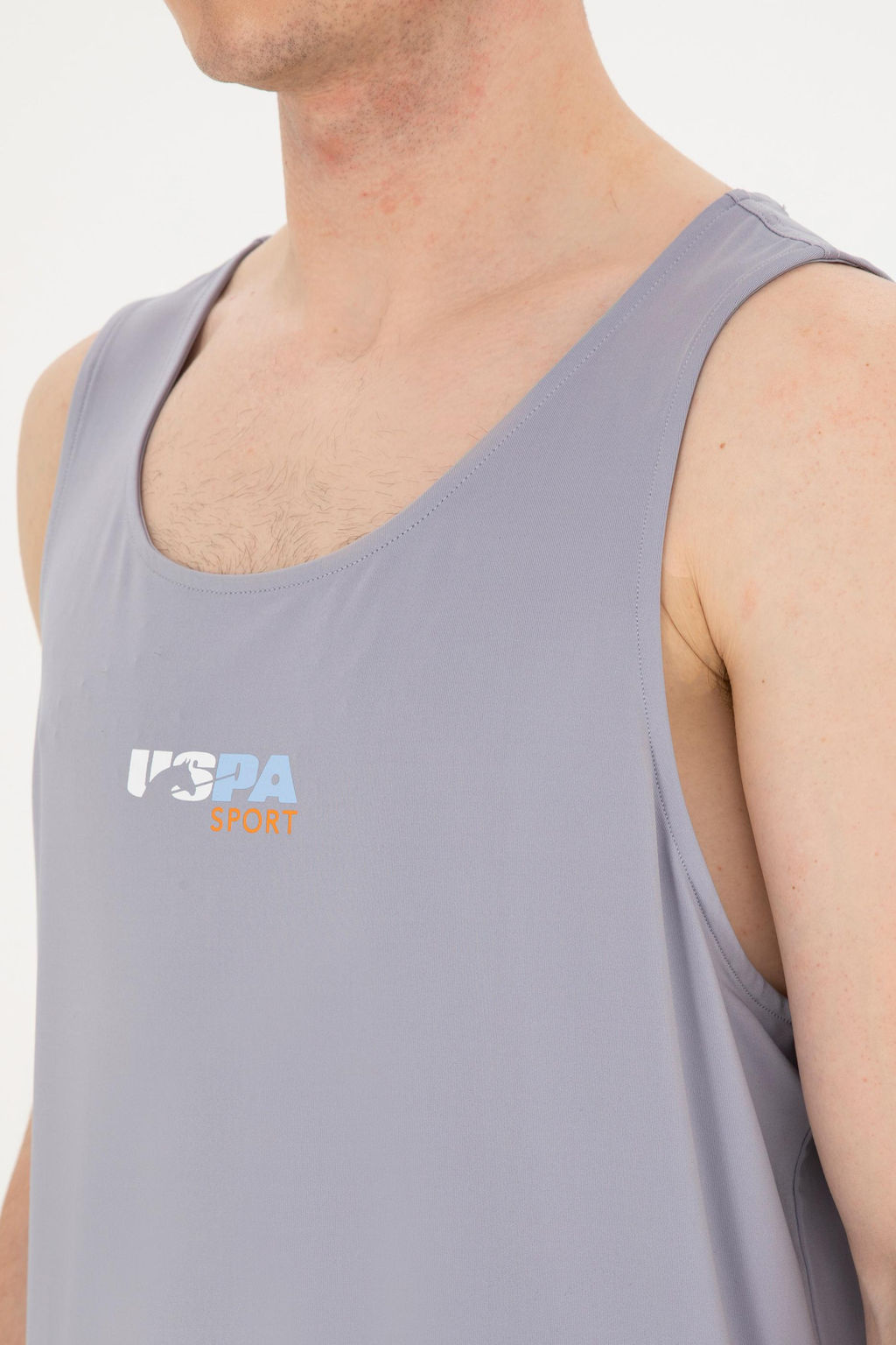 Мужская серая футболка Неожиданная скидка в корзине - U.s. polo assn фото 14