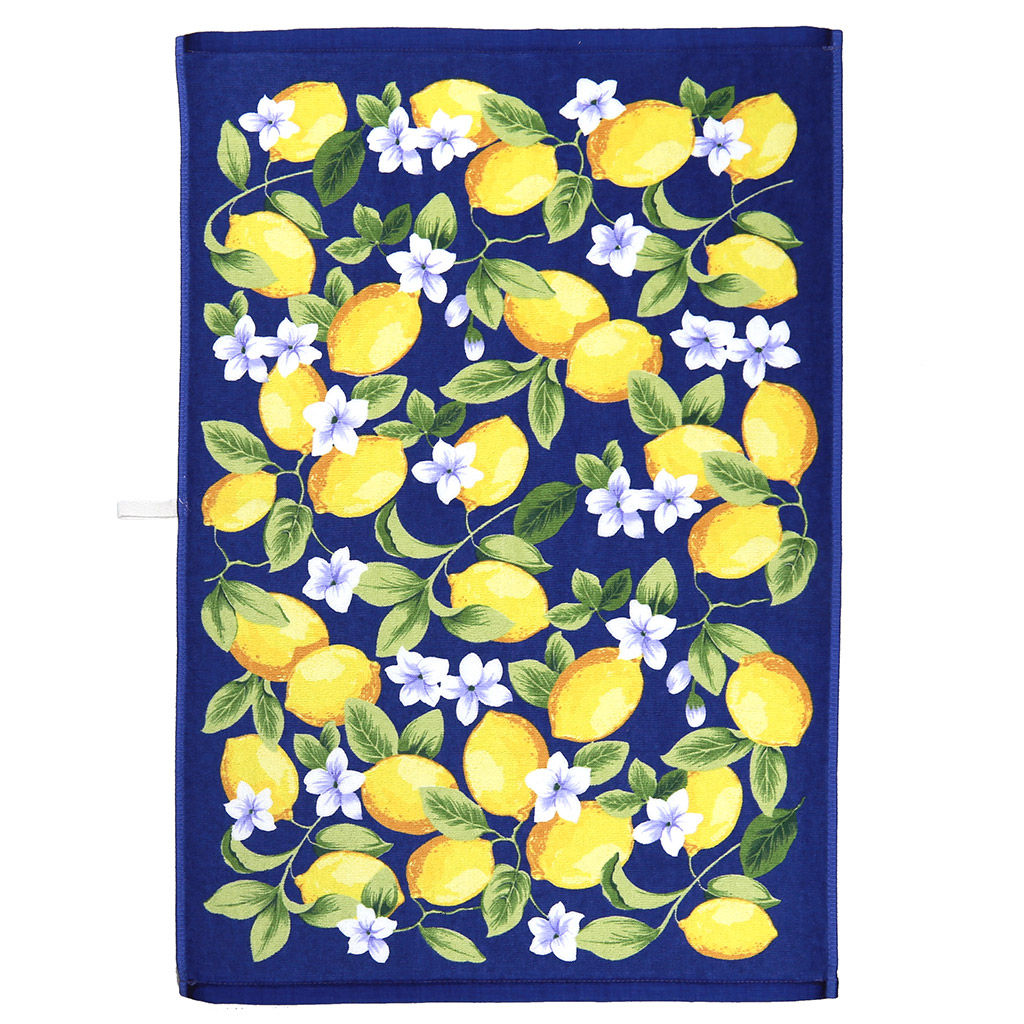 Полотенце кухонное махровое 40х60см Лимоны, 290гр/м2, 100% хлопок, с петелькой, цвета микс, Bolangde (Китай) - Домашняя мода фото 11