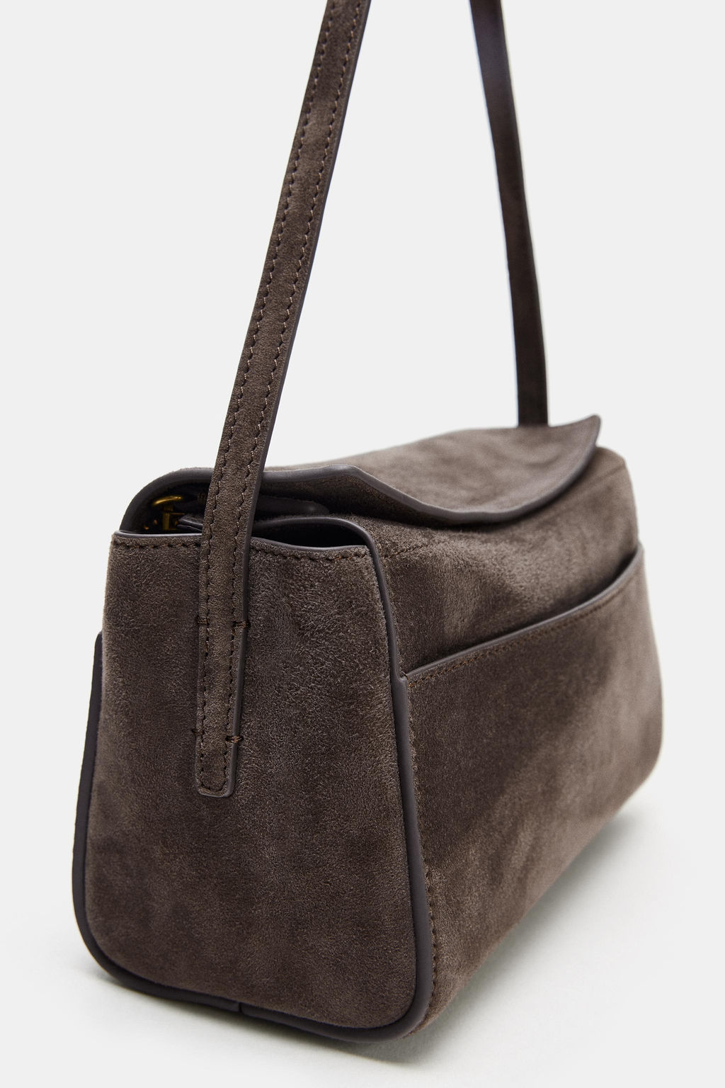 MINI BOLSO PIEL / Marr?n