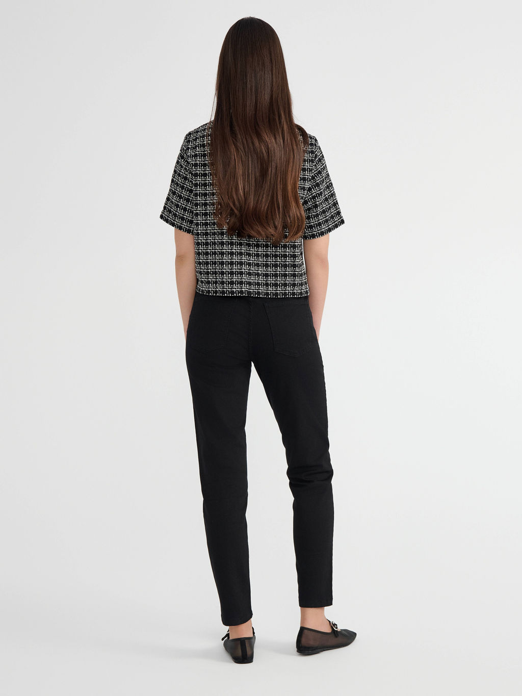 CONTE CON-665 Классические черные джинсы mom из eco-friendly денима black - Conte elegant фото 3