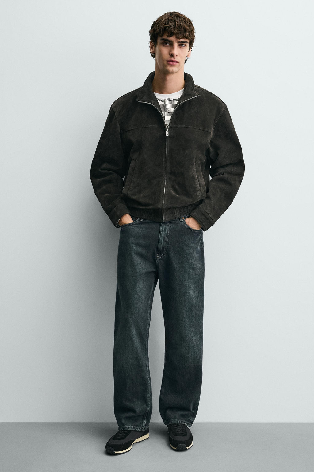 ZAPATILLA ESTILO RETRO / Negro - Zara фото 2