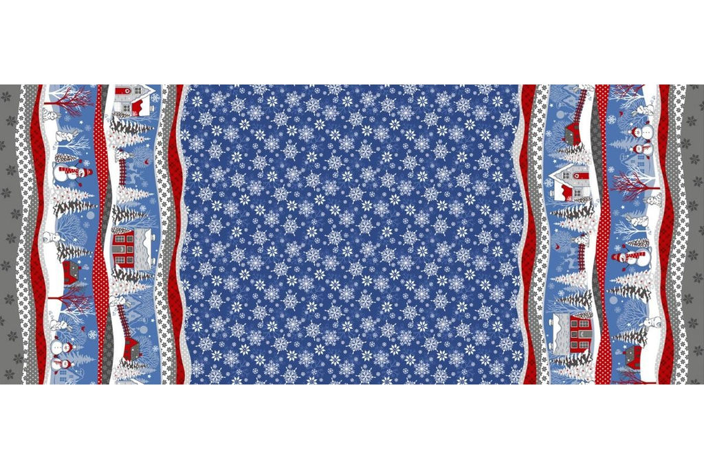 Скатерть Хлопок 100 % арт. Л-138/4 тк (синий) (29114-4) - Наталья-текстиль фото 2