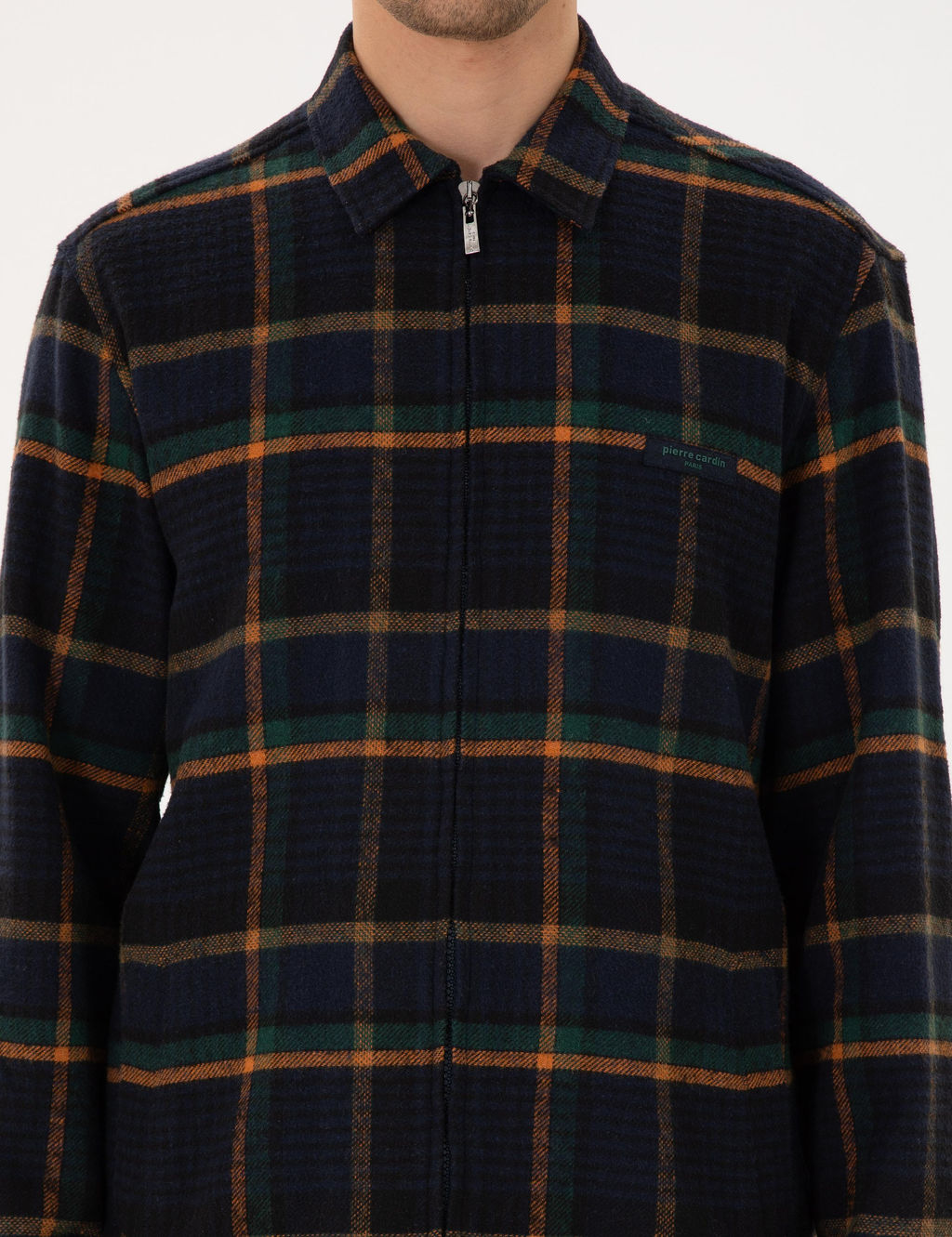 Lacivert Oversize Uzun Kollu Oduncu G_mlek - Pierre cardin фото 6