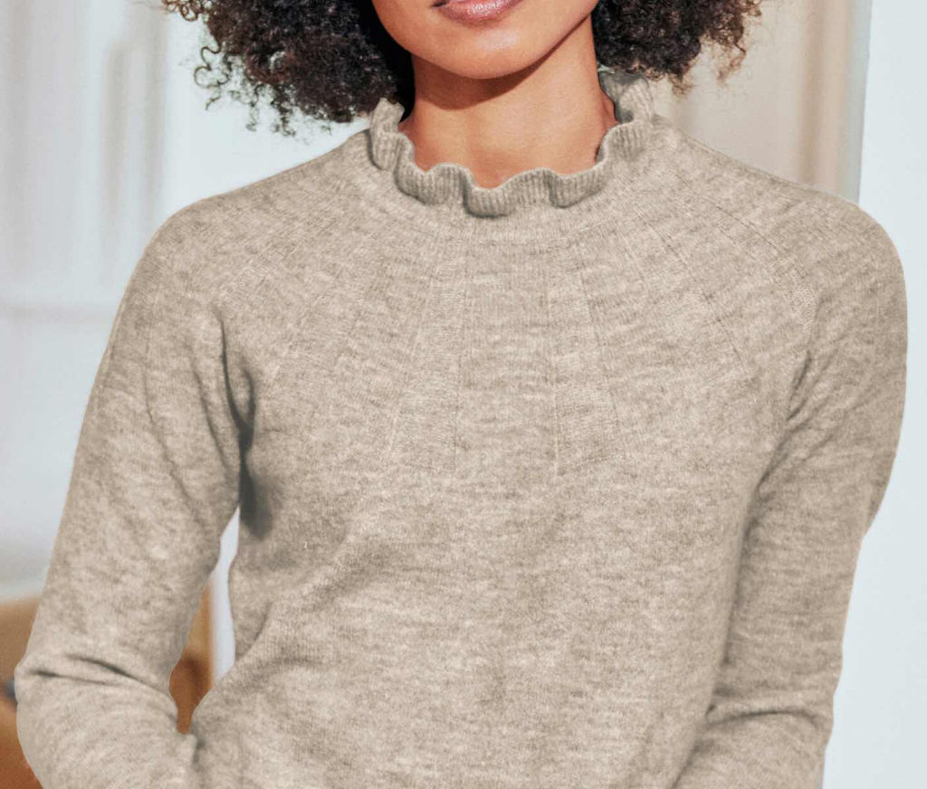 Пуловер, серо-коричневый - Linea tesini фото 5